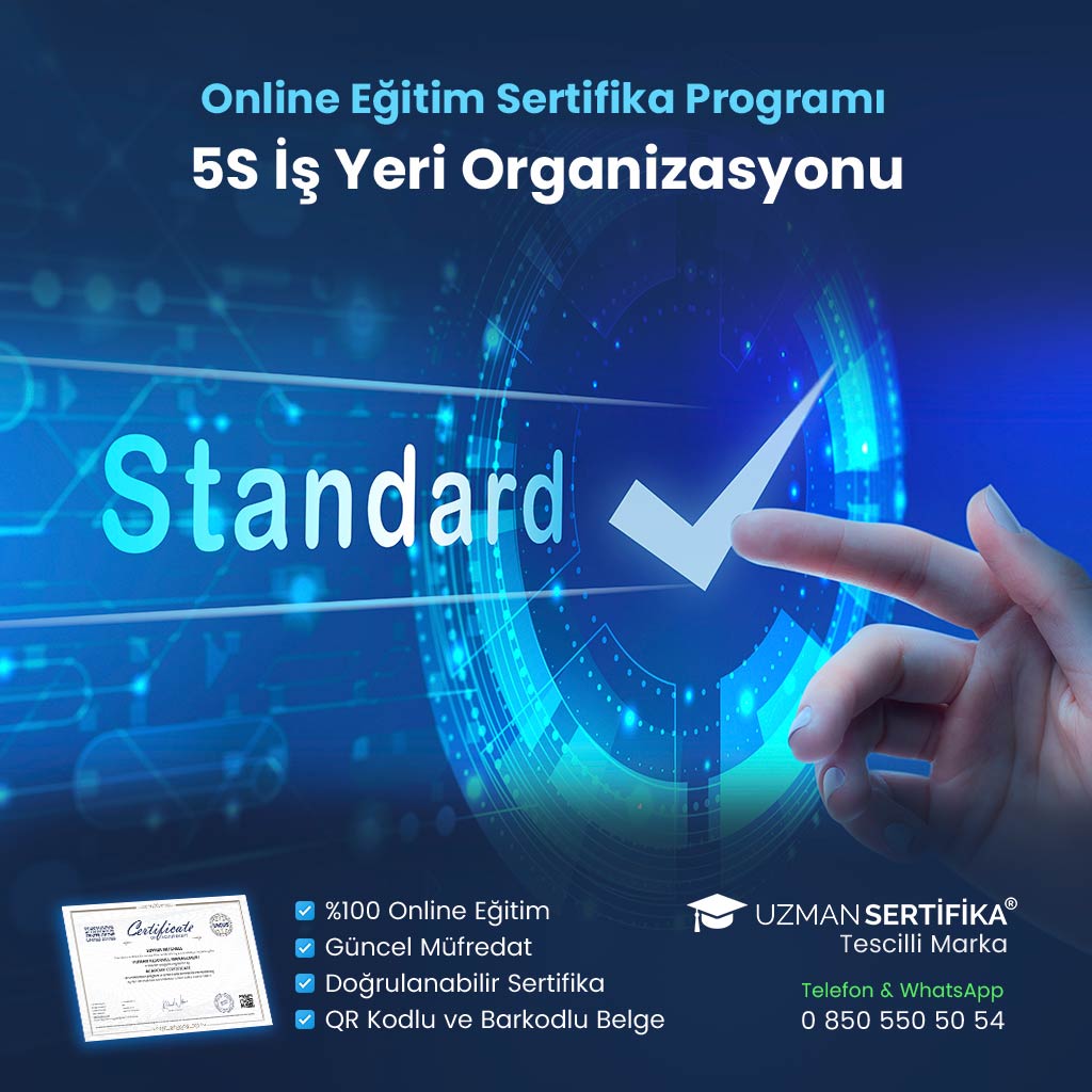 5S İş Yeri Organizasyonu Eğitimi Sertifika Programı