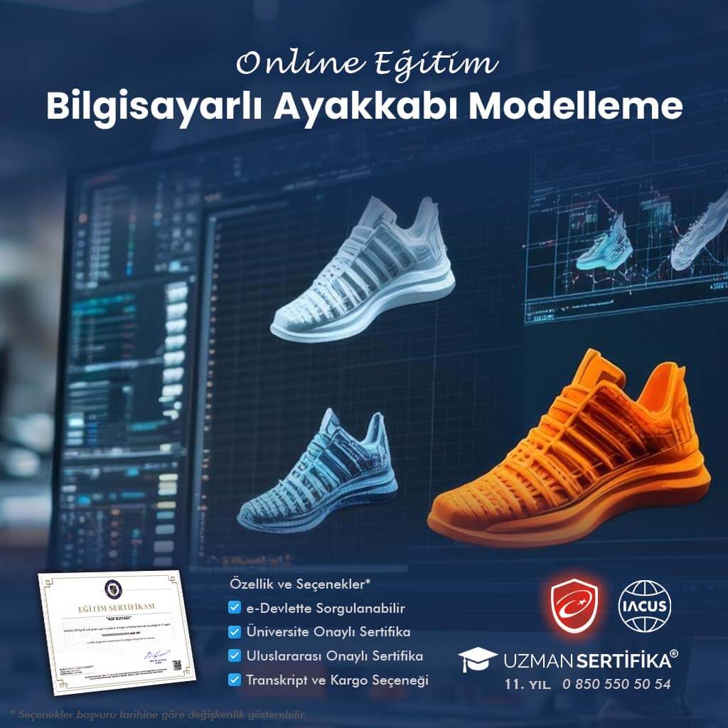 Bilgisayarlı Ayakkabı Modelleme Eğitimi Sertifika Programı