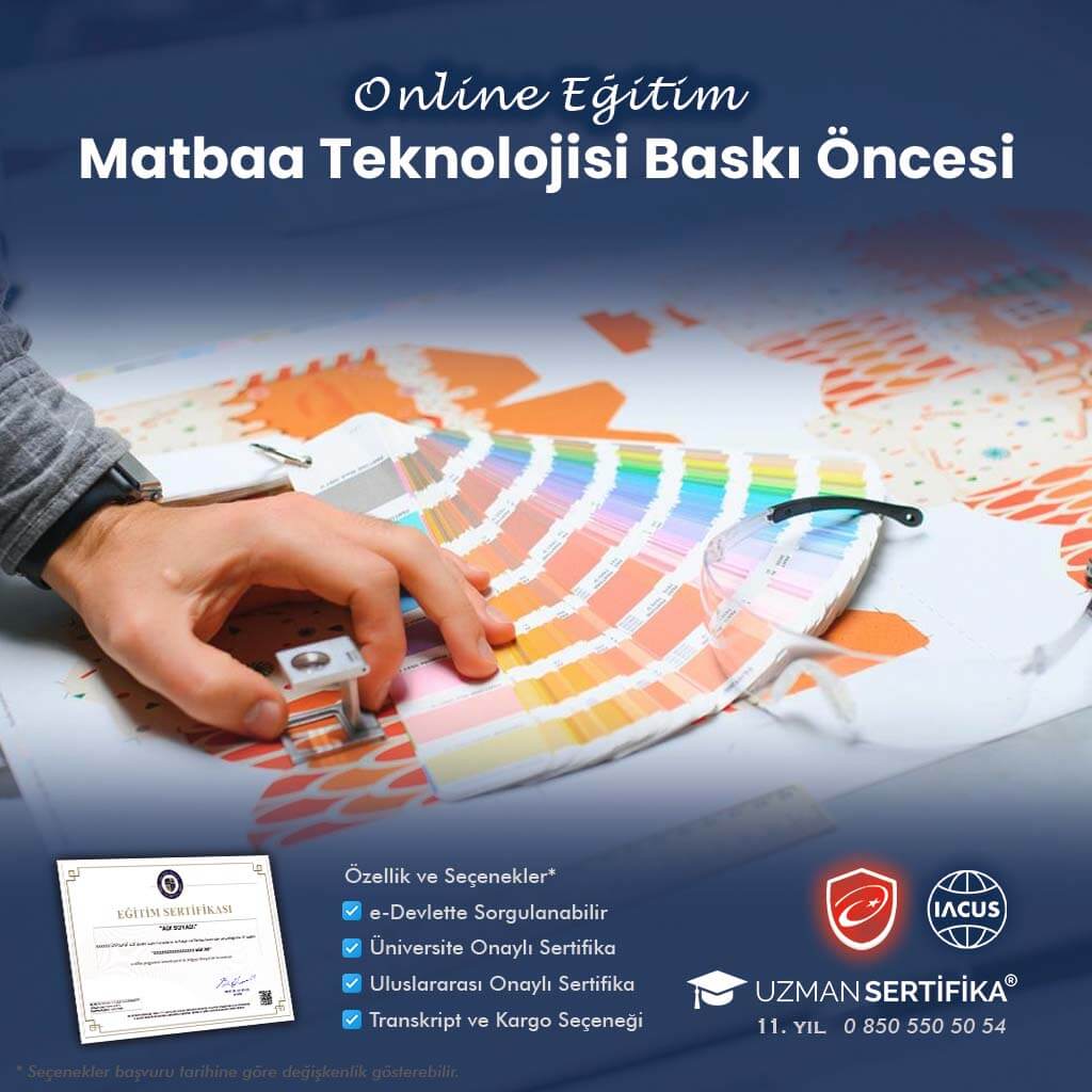 Matbaa Teknolojisi Baskı Öncesi Eğitimi Sertifika Programı