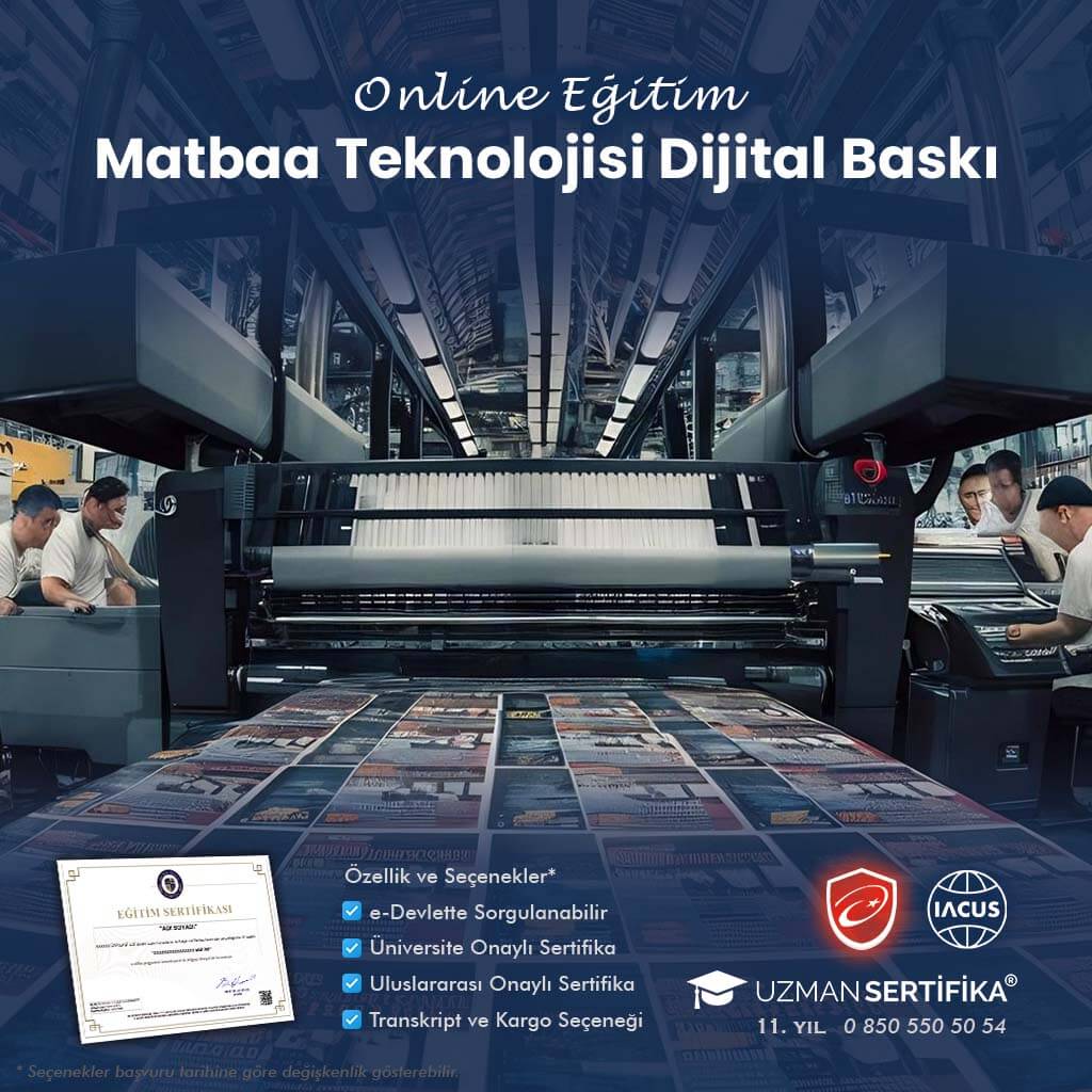 Matbaa Teknolojisi Dijital Baskı Eğitimi Sertifika Programı
