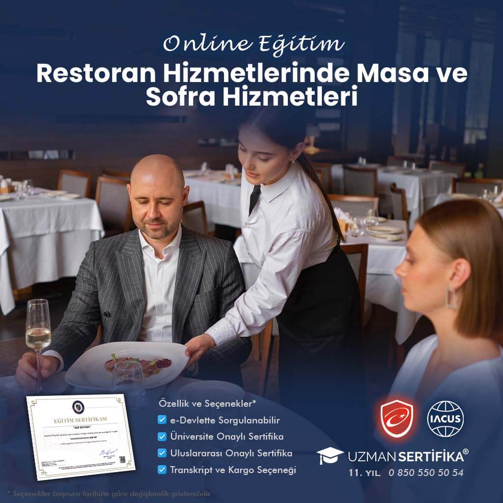 Restoran Yöneticiliği Eğitimi Sertifika Programı