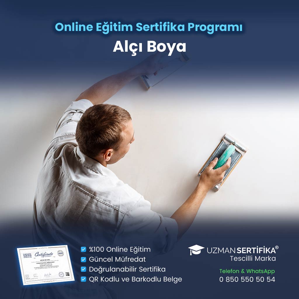 Alçı Boya Eğitimi Sertifika Programı