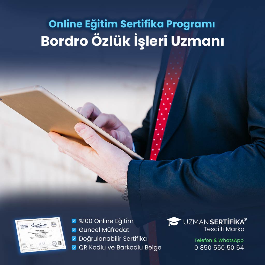 Bordro Özlük İşleri Uzmanı Eğitimi Sertifika Programı