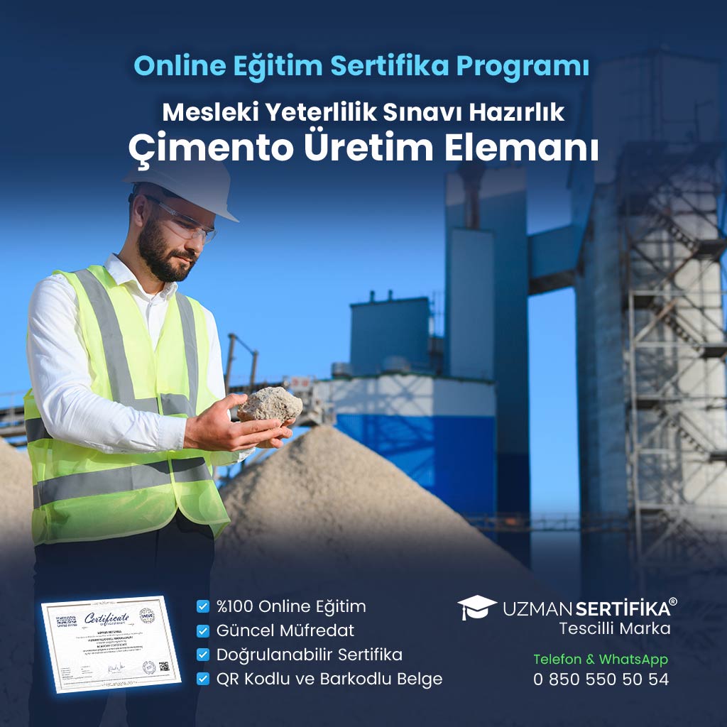 Çimento Üretim Elemanı Eğitimi Sertifika Programı
