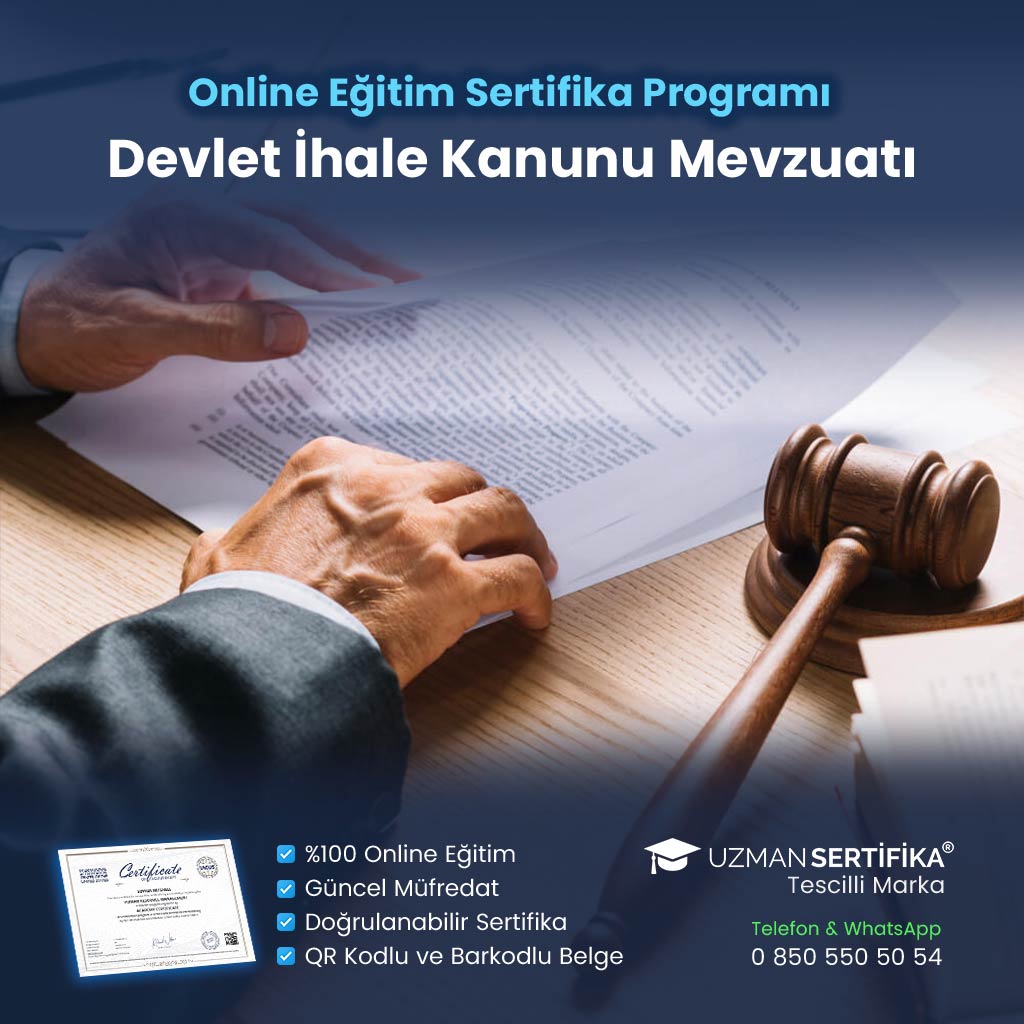 Devlet İhale Kanunu Mevzuat Eğitimi Sertifika Programı