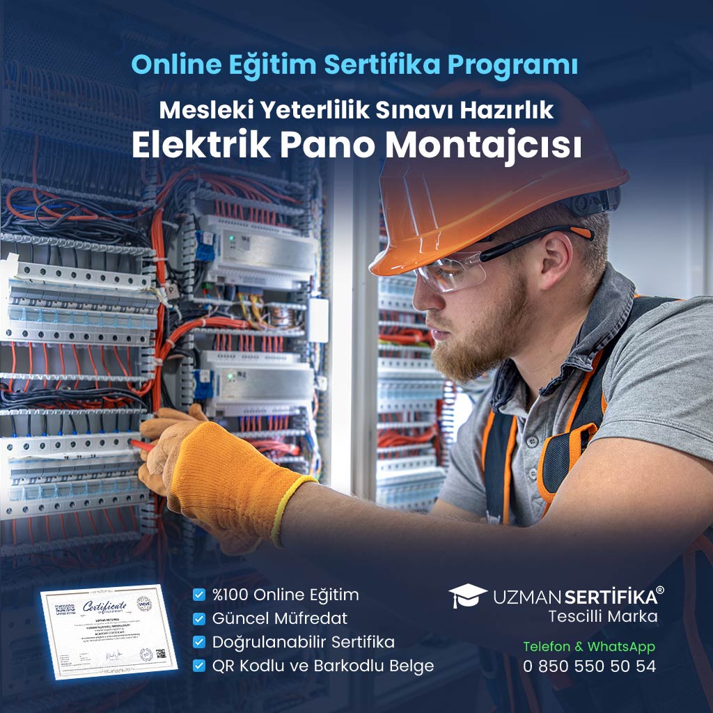 Elektrik Pano Montajcısı Eğitimi Sertifika Programı (MYK Belge Sınavı Hazırlık)