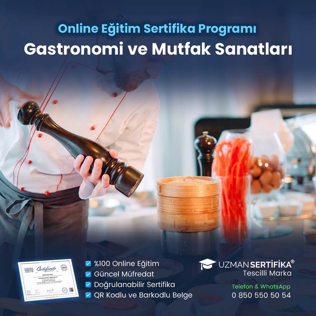 Gastronomi ve Mutfak Sanatları Eğitimi Sertifika Programı