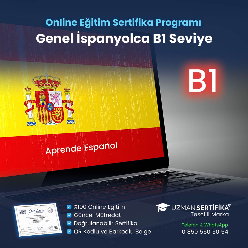Genel İspanyolca B1 Seviye Eğitimi Sertifika Programı