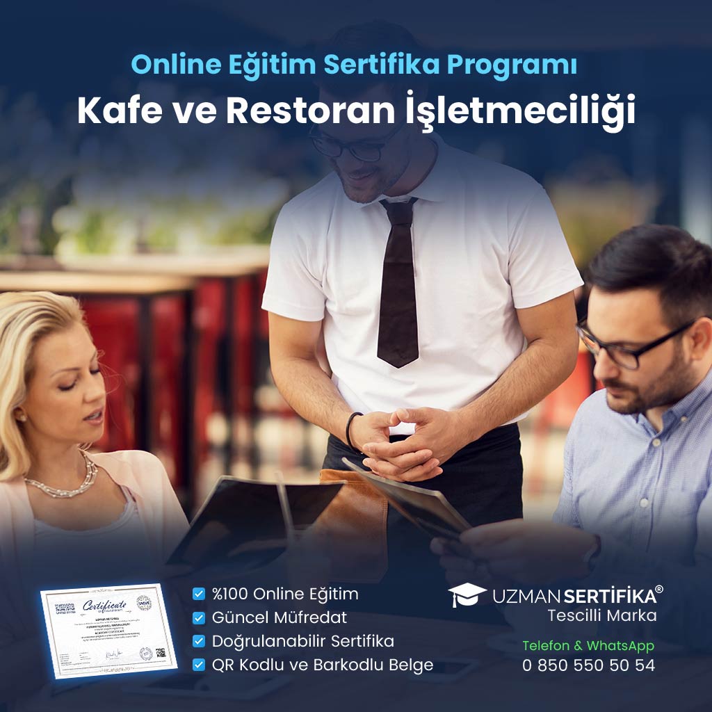 Kafe ve Restoran İşletmeciliği Eğitimi Sertifika Programı
