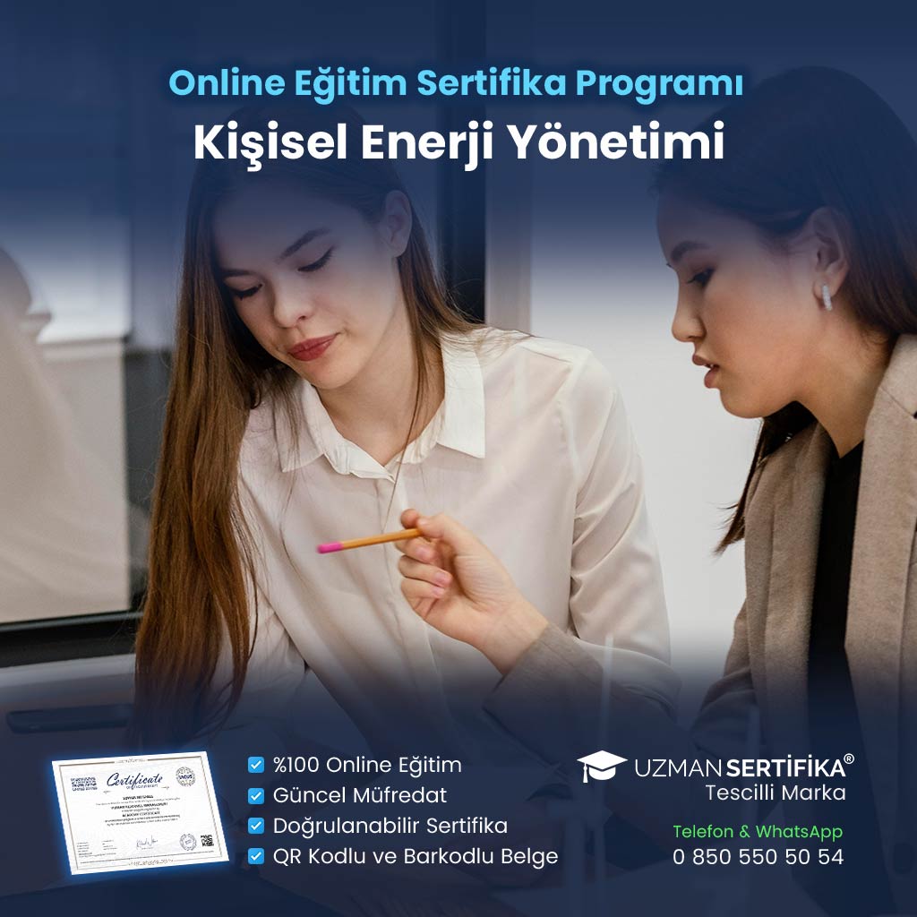 Kişisel Enerji Yönetimi Eğitimi Sertifika Programı