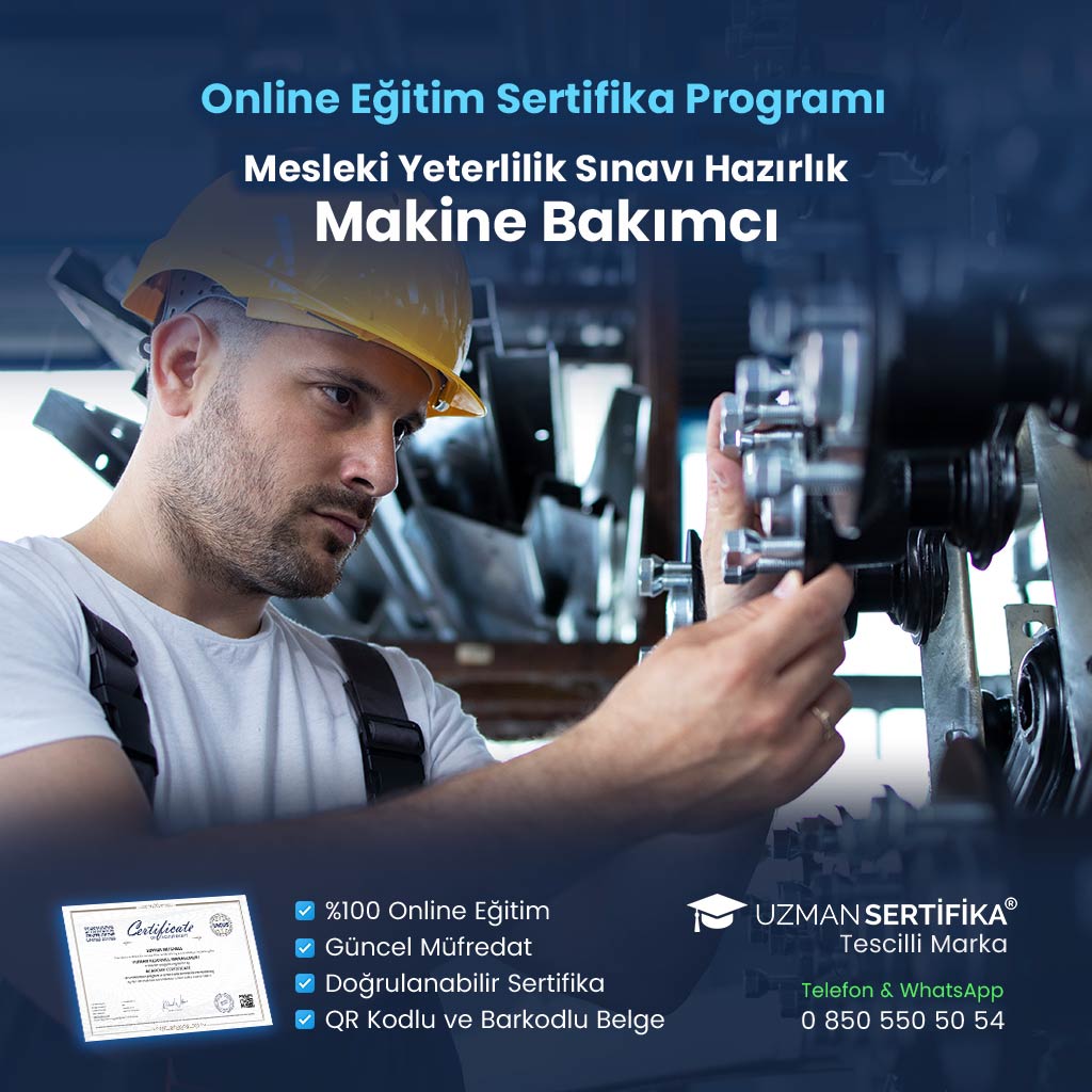 Makine Bakımcı Eğitimi Sertifika Programı (MYK Belge Sınavı Hazırlık)