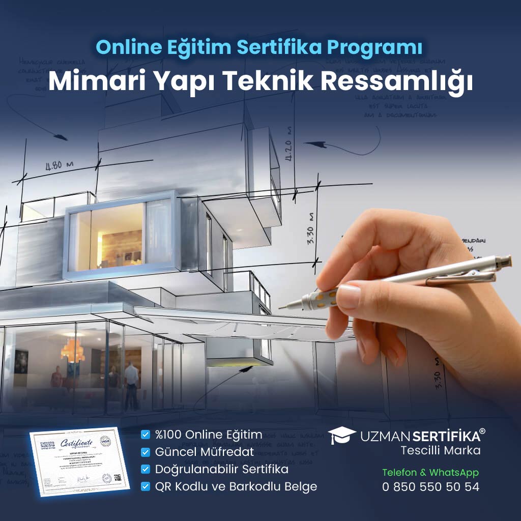 Mimari Yapı Teknik Ressamlığı Eğitimi Sertifika Programı