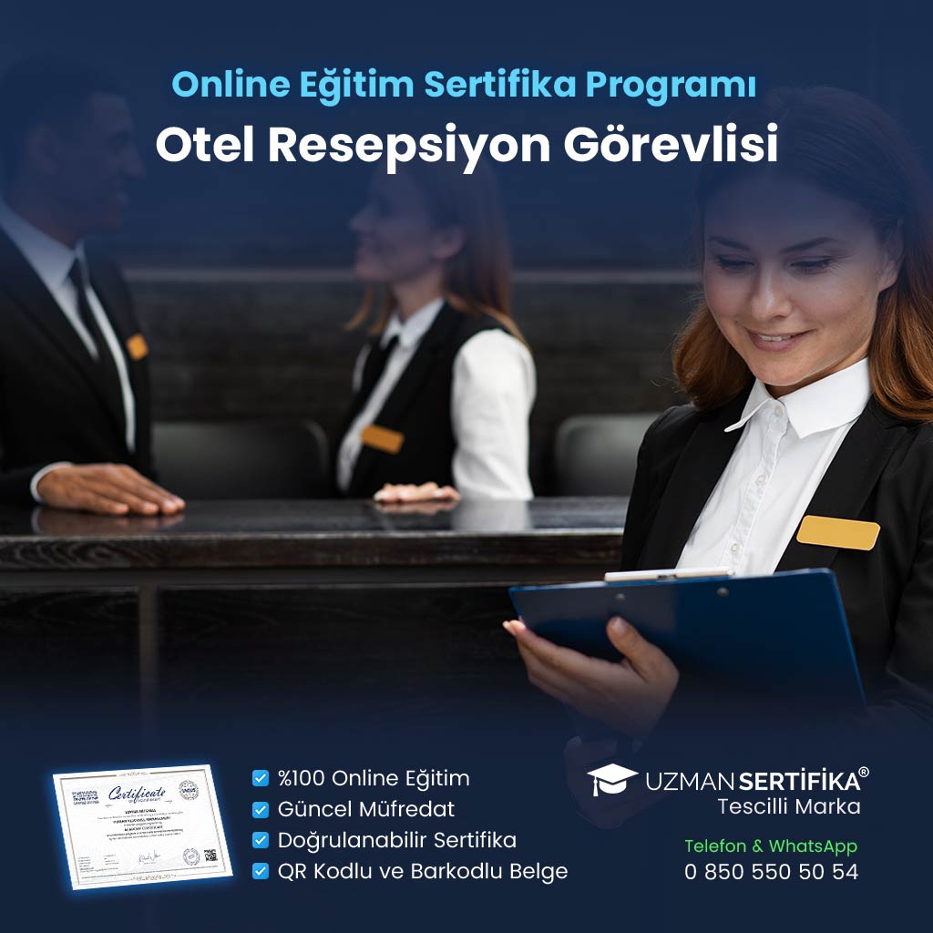 Otel Resepsiyon Görevlisi Eğitimi Sertifika Programı
