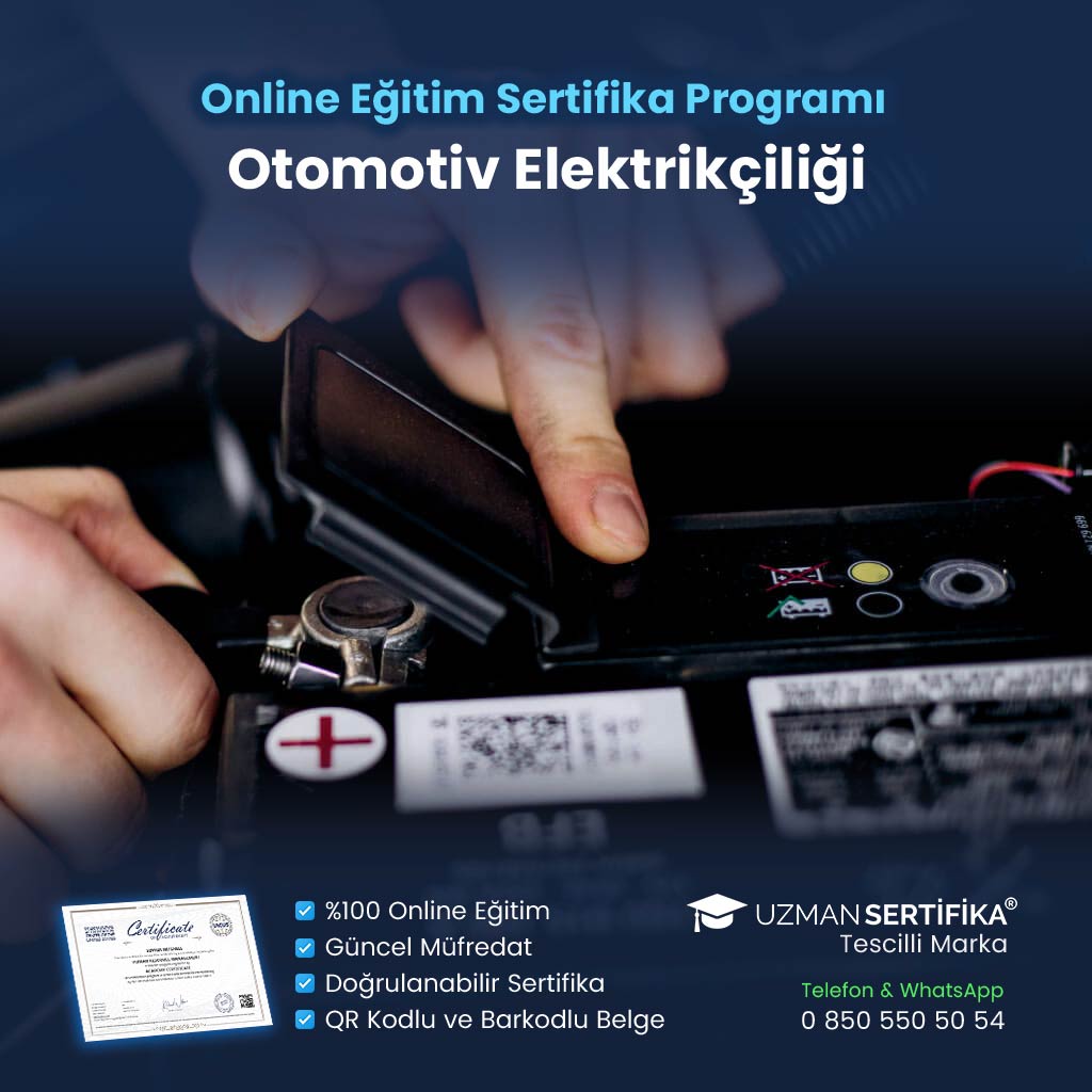 Otomotiv Elektrikçiliği Eğitimi Sertifika Programı
