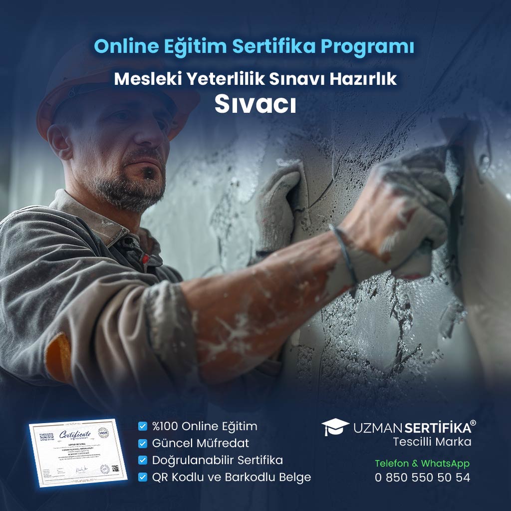 Sıvacı Eğitimi Sertifika Programı (MYK Belge Sınavı Hazırlık)