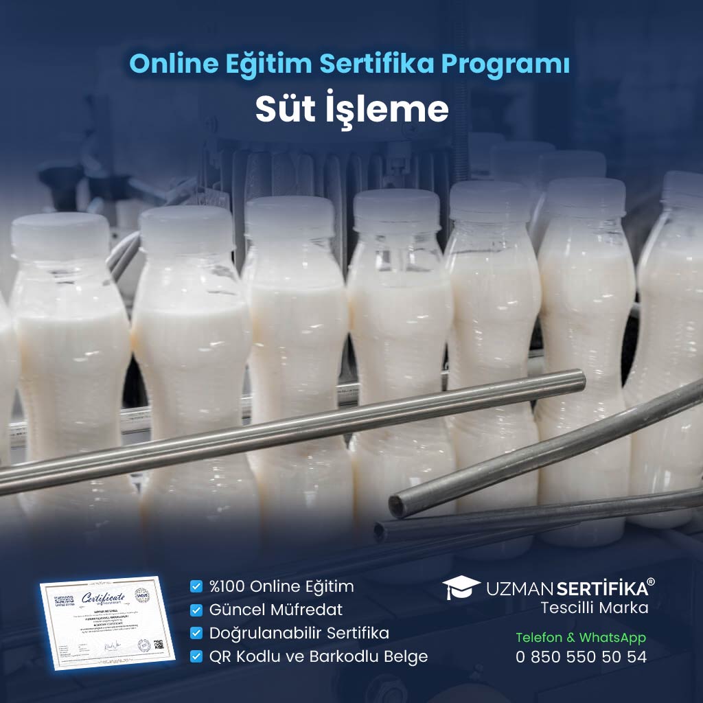 Süt İşleme Eğitimi Sertifika Programı