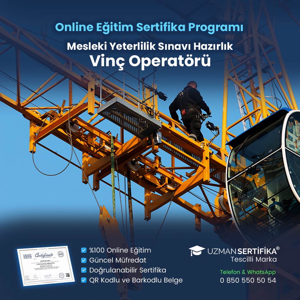 Vinç Operatörü Eğitimi Sertifika Programı (MYK Belge Sınavı Hazırlık)