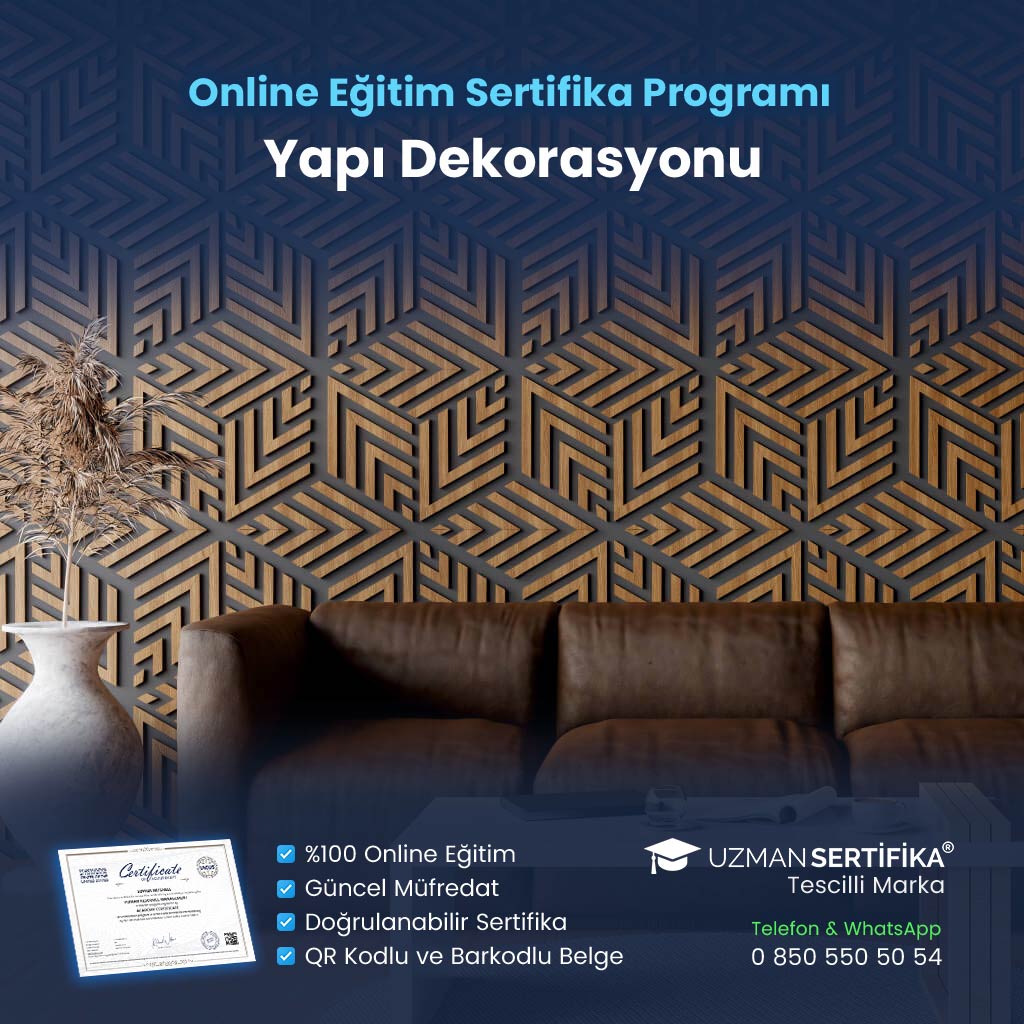 Yapı Dekorasyonu Eğitimi Sertifika Programı