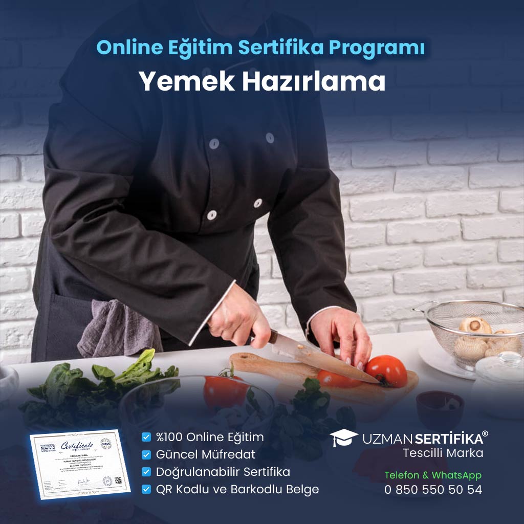 Yemek Hazırlama Teknikleri Eğitimi Sertifika Programı