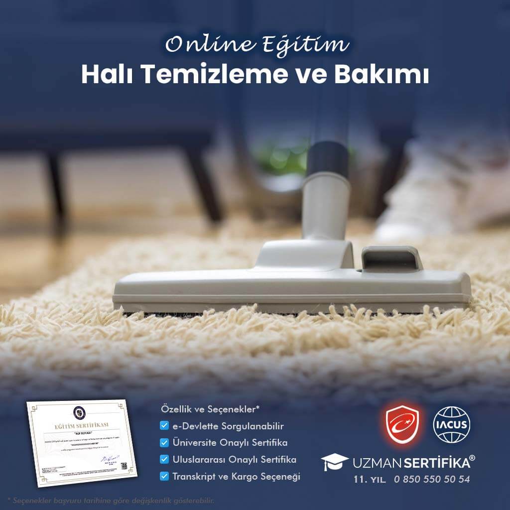 Halı Temizleme ve Bakımı Eğitimi Sertifika Programı
