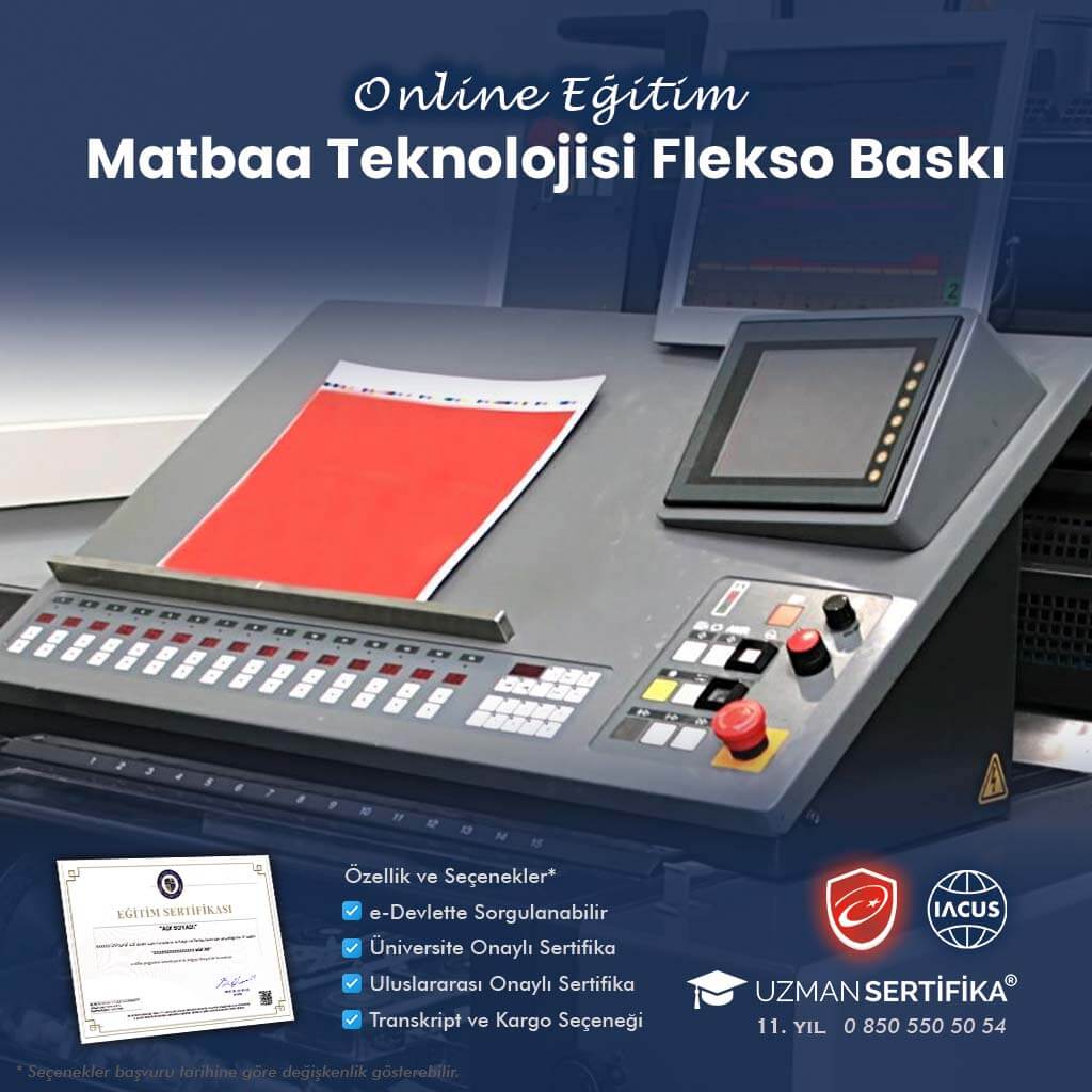 Matbaa Teknolojisi Flekso Baskı Eğitimi Sertifika Programı