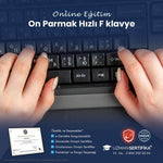 On Parmak Hızlı F Klavye Eğitimi Sertifika Programı (Kamu Atamalarında Geçerli)