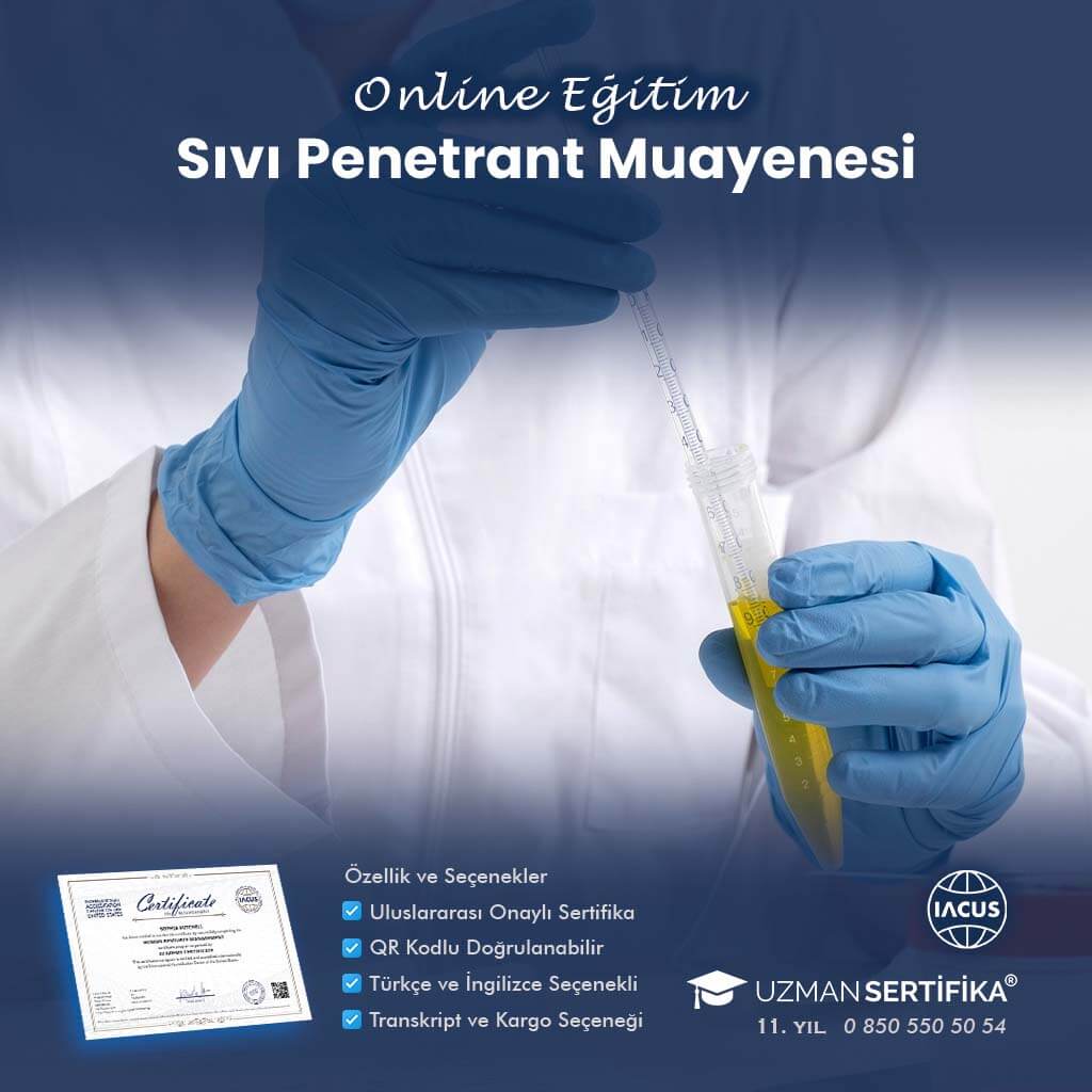 Sıvı Penetrant Muayenesi Eğitimi Sertifika Programı