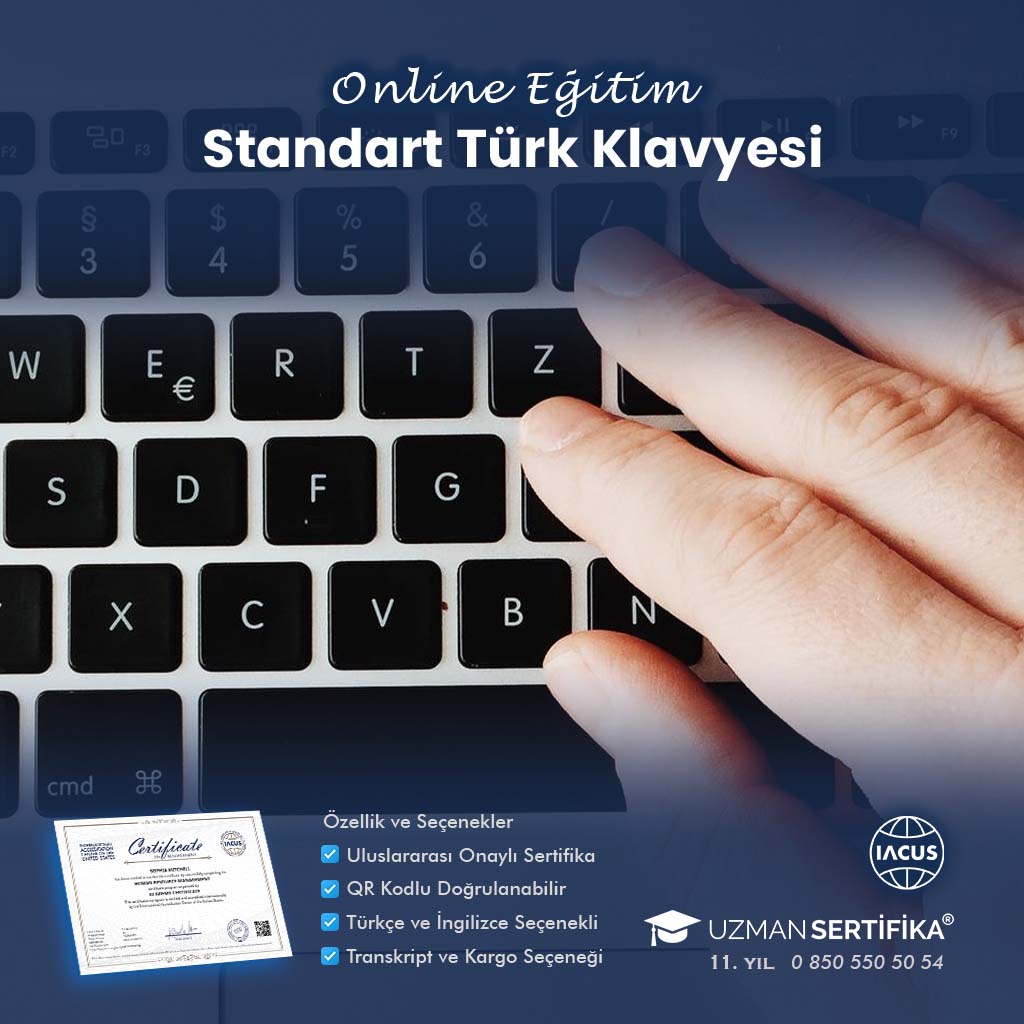 Standart Türk Klavyesi Eğitimi Sertifika Programı