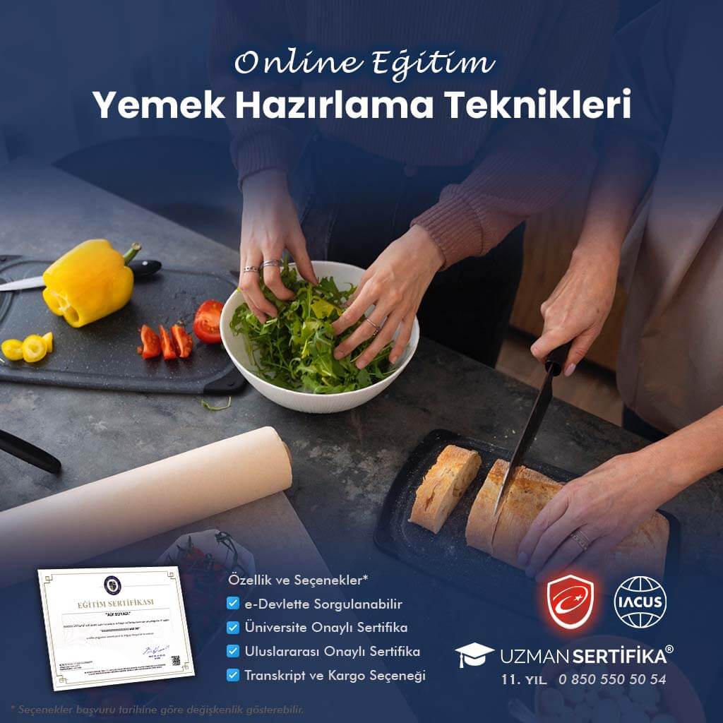 Yemek Hazırlama Teknikleri Eğitimi Sertifika Programı