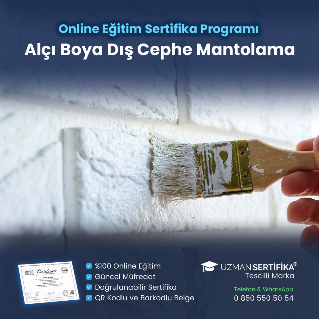 Alçı Boya Dış Cephe Mantolama Eğitimi Sertifika Programı