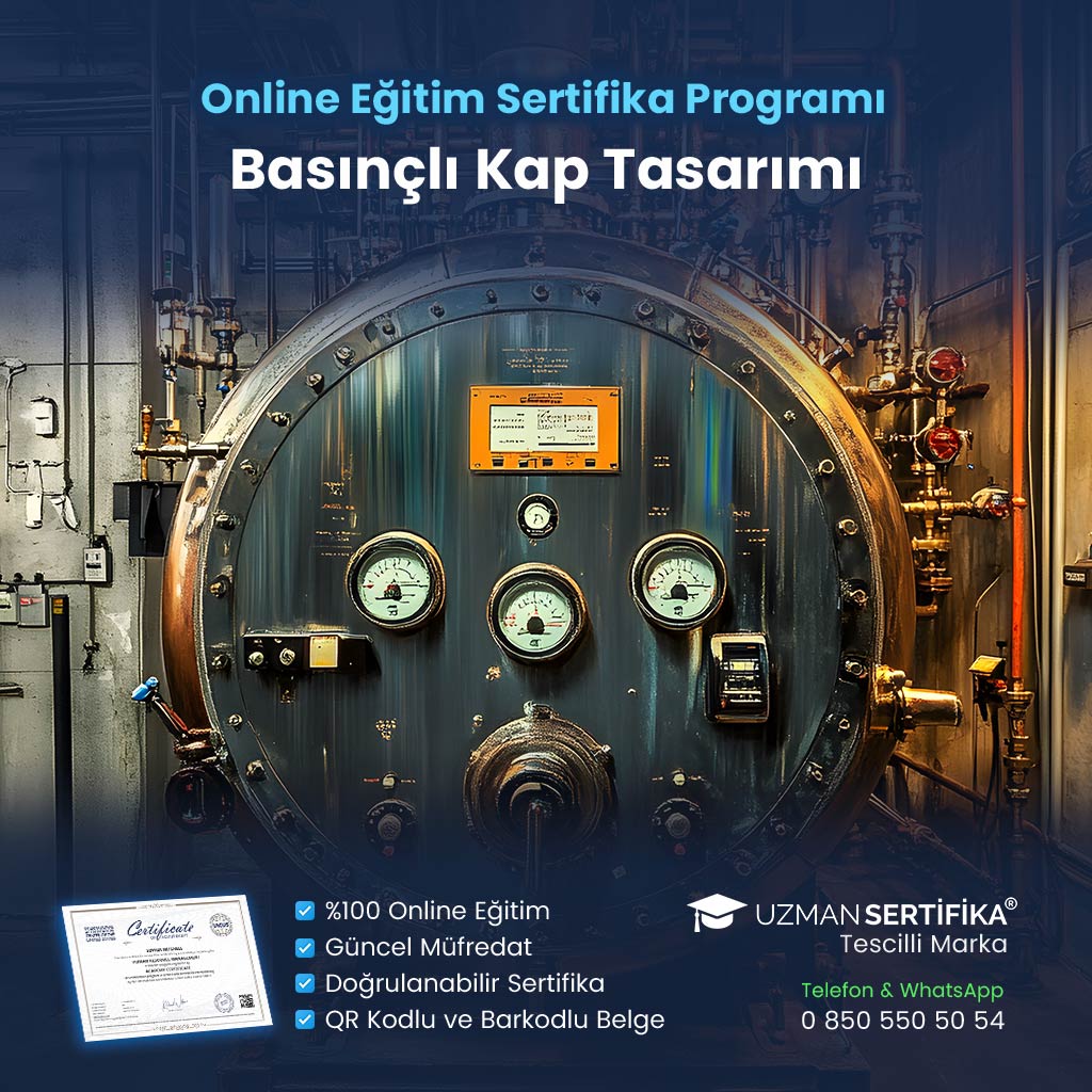 Basınçlı Kap Tasarımı Eğitimi Sertifika Programı