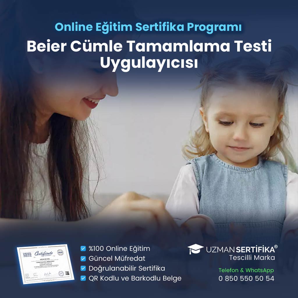 Beier Cümle Tamamlama Testi Uygulayıcısı Eğitimi Sertifika Programı