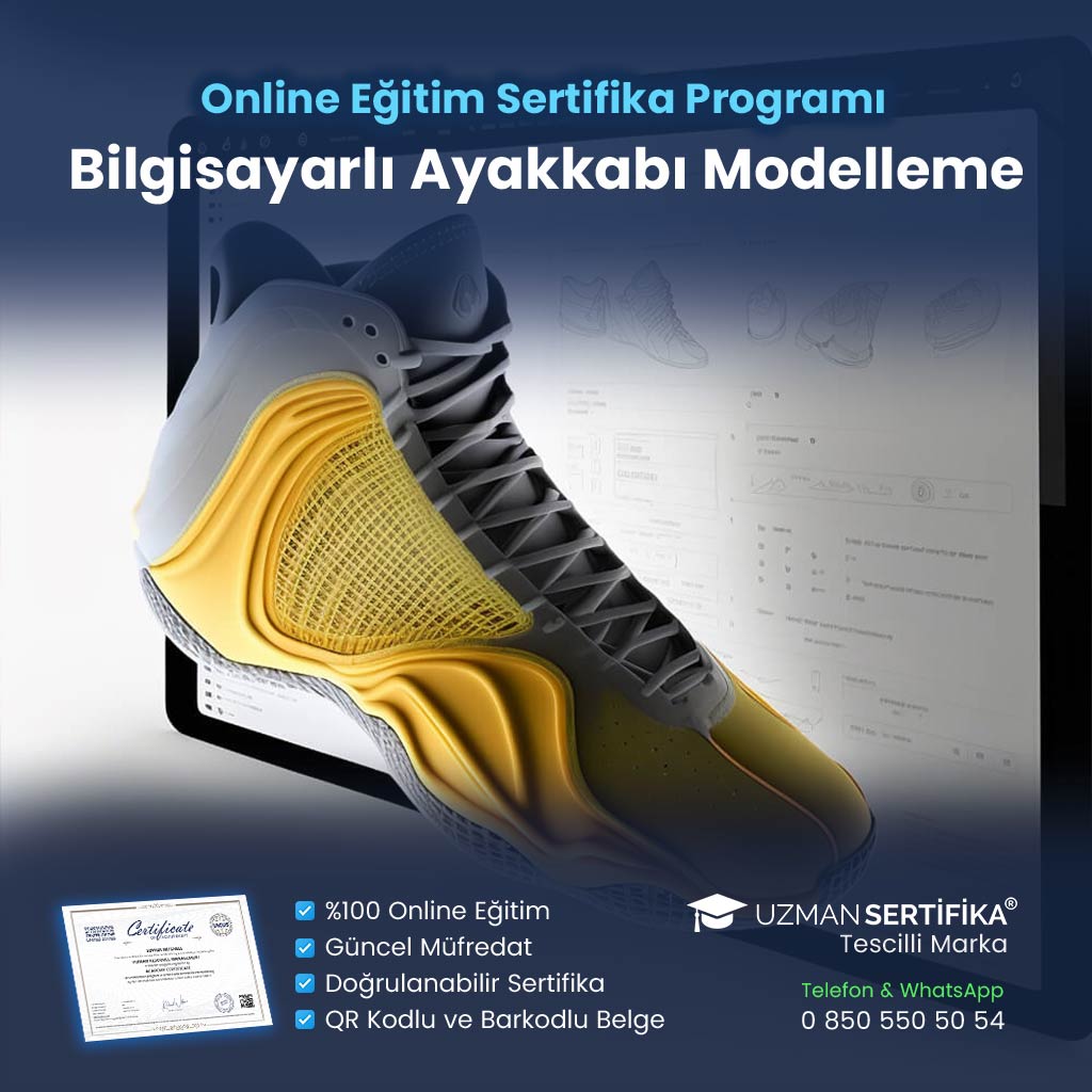 Bilgisayarlı Ayakkabı Modelleme Eğitimi Sertifika Programı