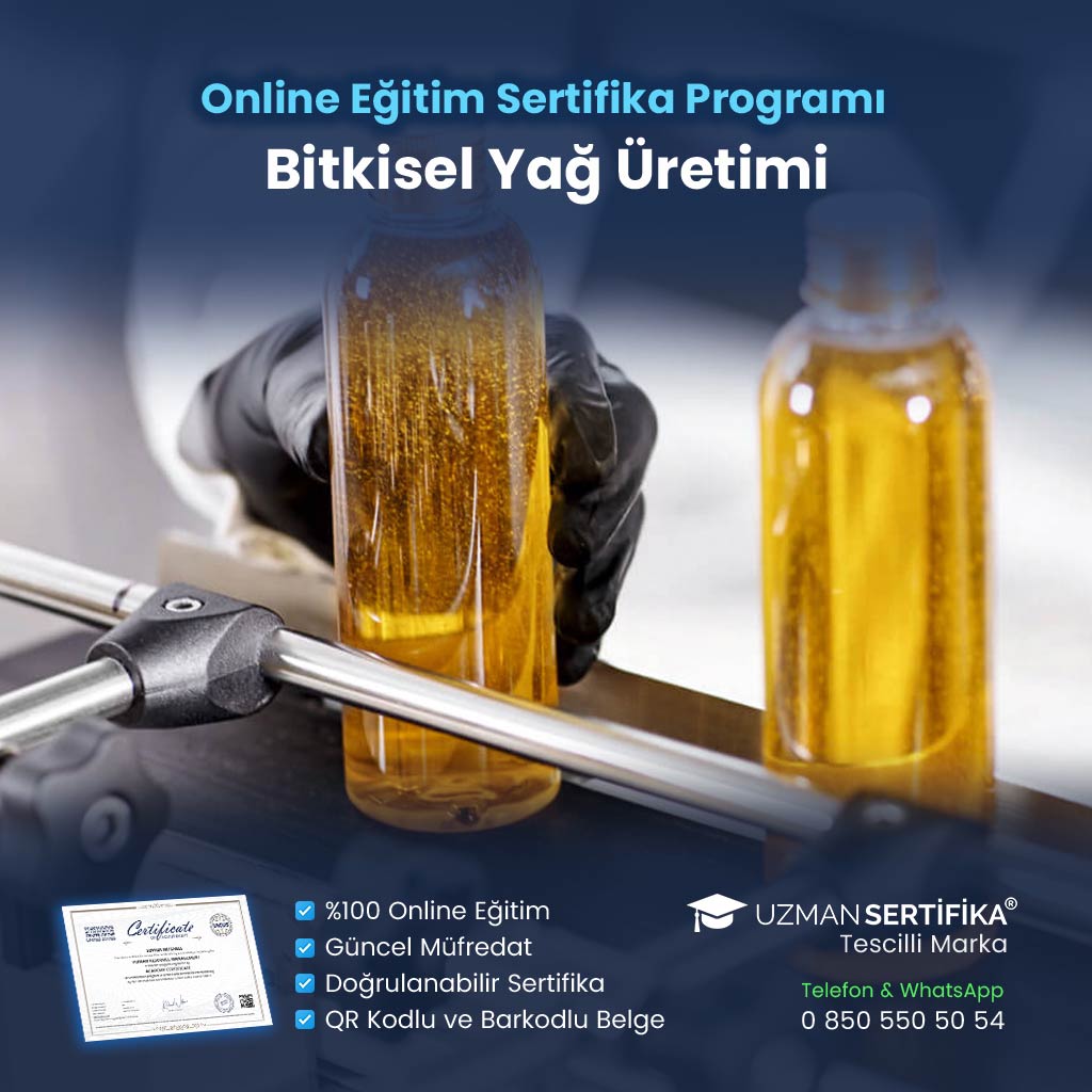 Bitkisel Yağ Üretimi Eğitimi Sertifika Programı