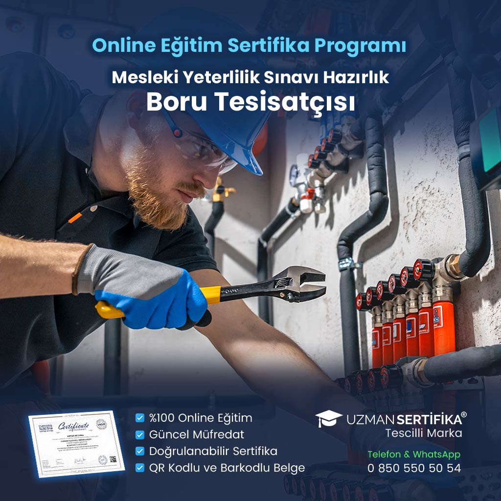 Boru Tesisatçısı Eğitimi Sertifika Programı (MYK Belge Sınavı Hazırlık)