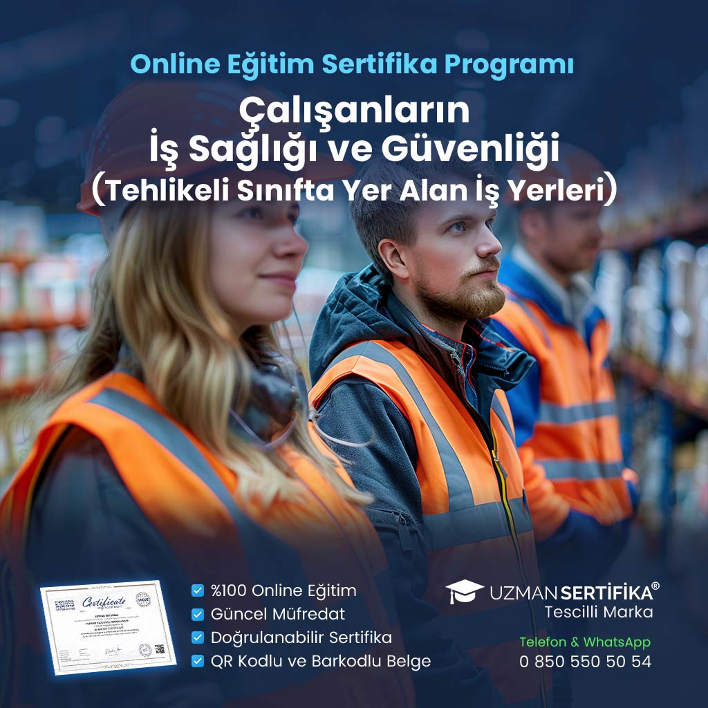 Çalışanların İş Sağlığı ve Güvenliği (Tehlikeli Sınıfta Yer Alan İş Yerleri) Eğitimi Sertifika Programı