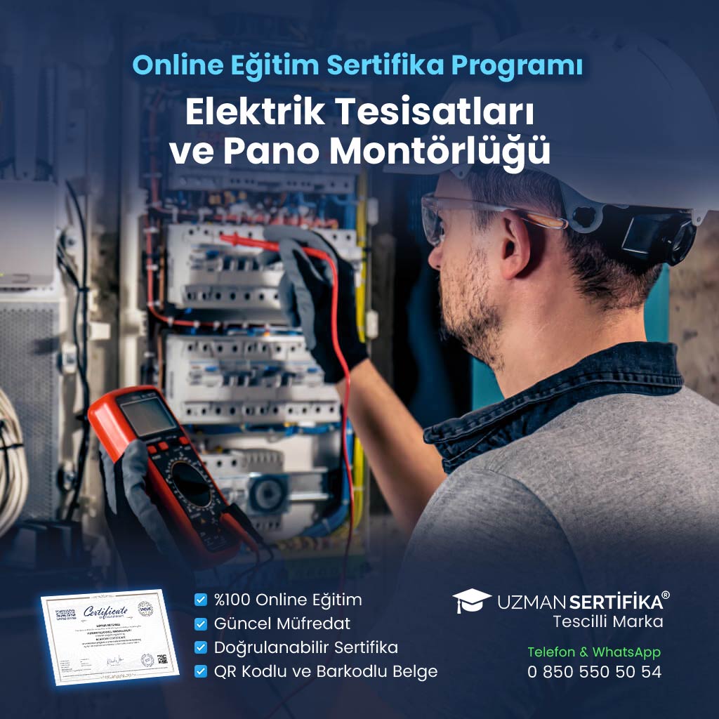 Elektrik Tesisatları ve Pano Montörlüğü Eğitimi Sertifika Programı