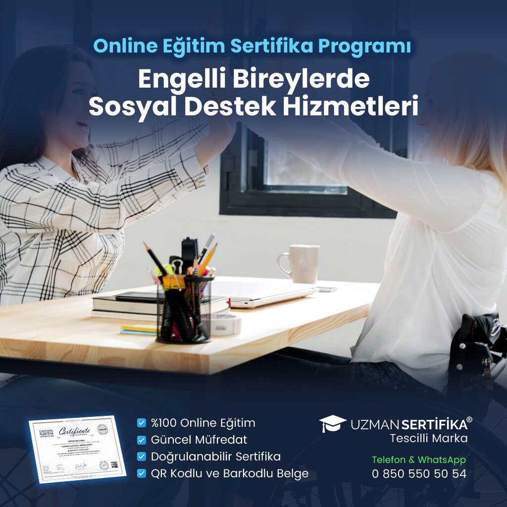 Engelli Bireylerde Sosyal Destek Hizmetleri Eğitimi Sertifika Programı
