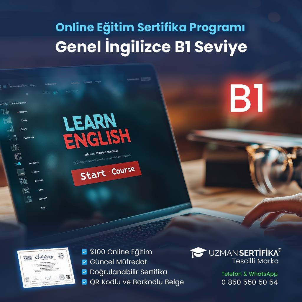 Genel İngilizce B1 Seviye Eğitimi Sertifika Programı