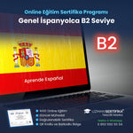 Genel İspanyolca B2 Seviye Eğitimi Sertifika Programı
