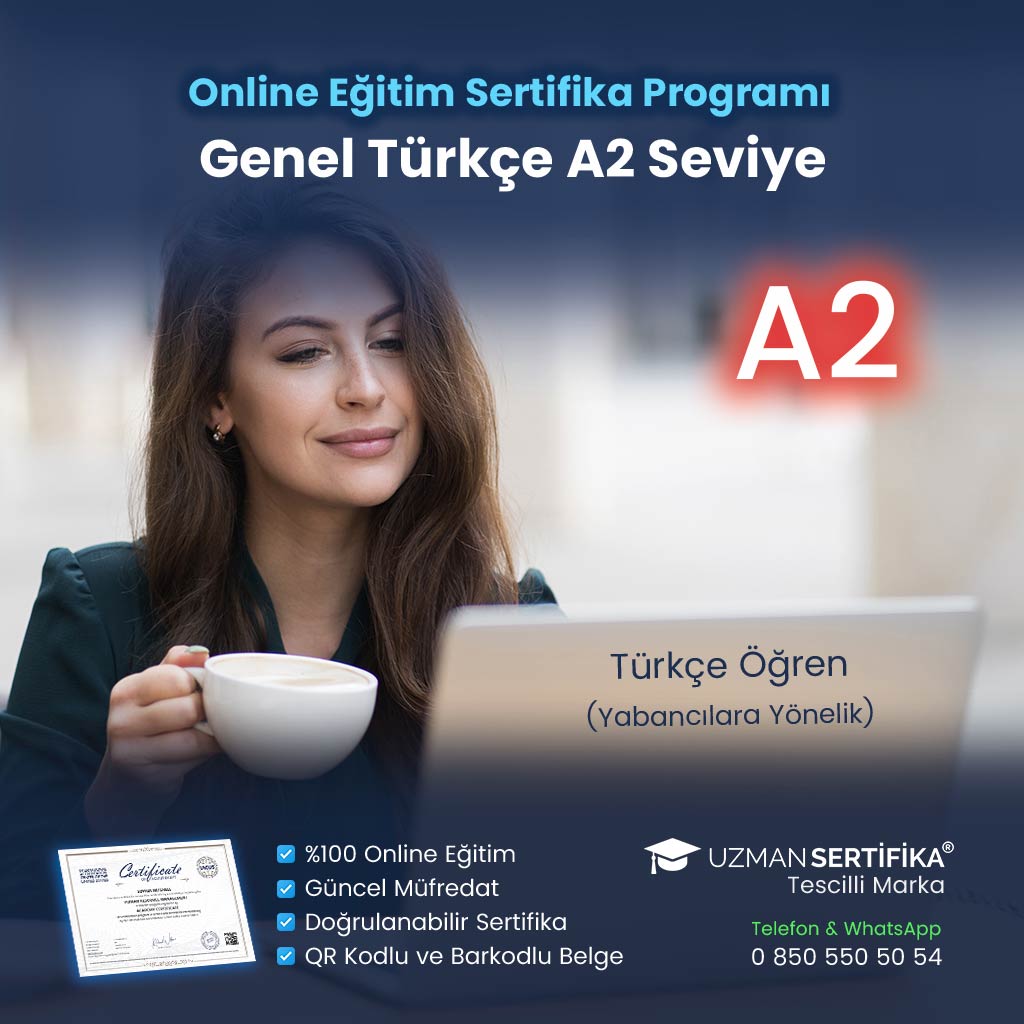 Genel Türkçe A2 Seviye Eğitimi Sertifika Programı