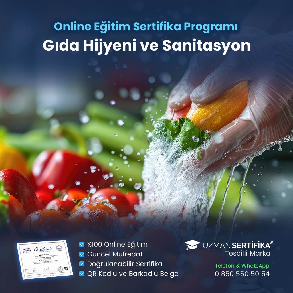 Gıda Hijyeni ve Sanitasyon Eğitimi Sertifika Programı