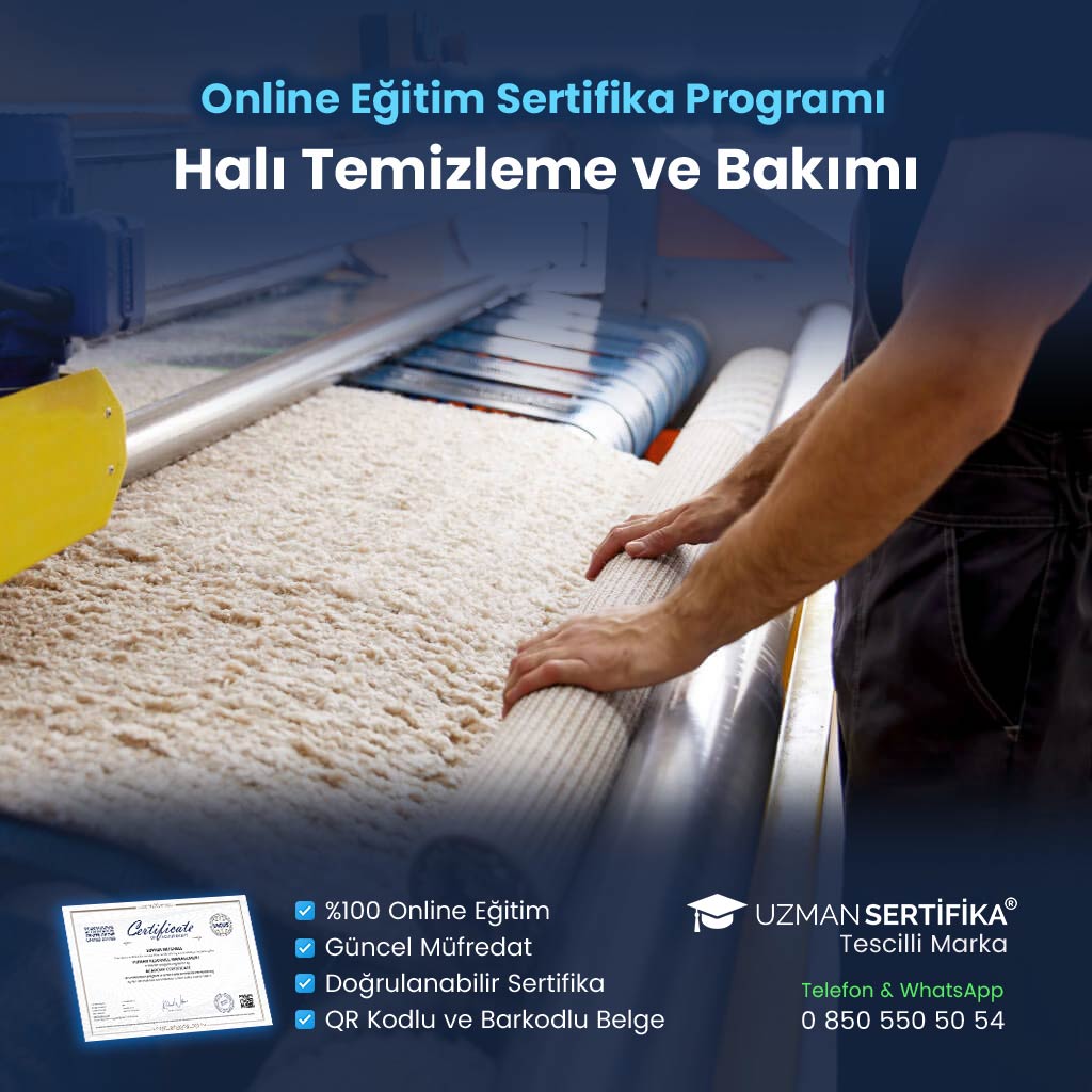 Halı Temizleme ve Bakımı Eğitimi Sertifika Programı