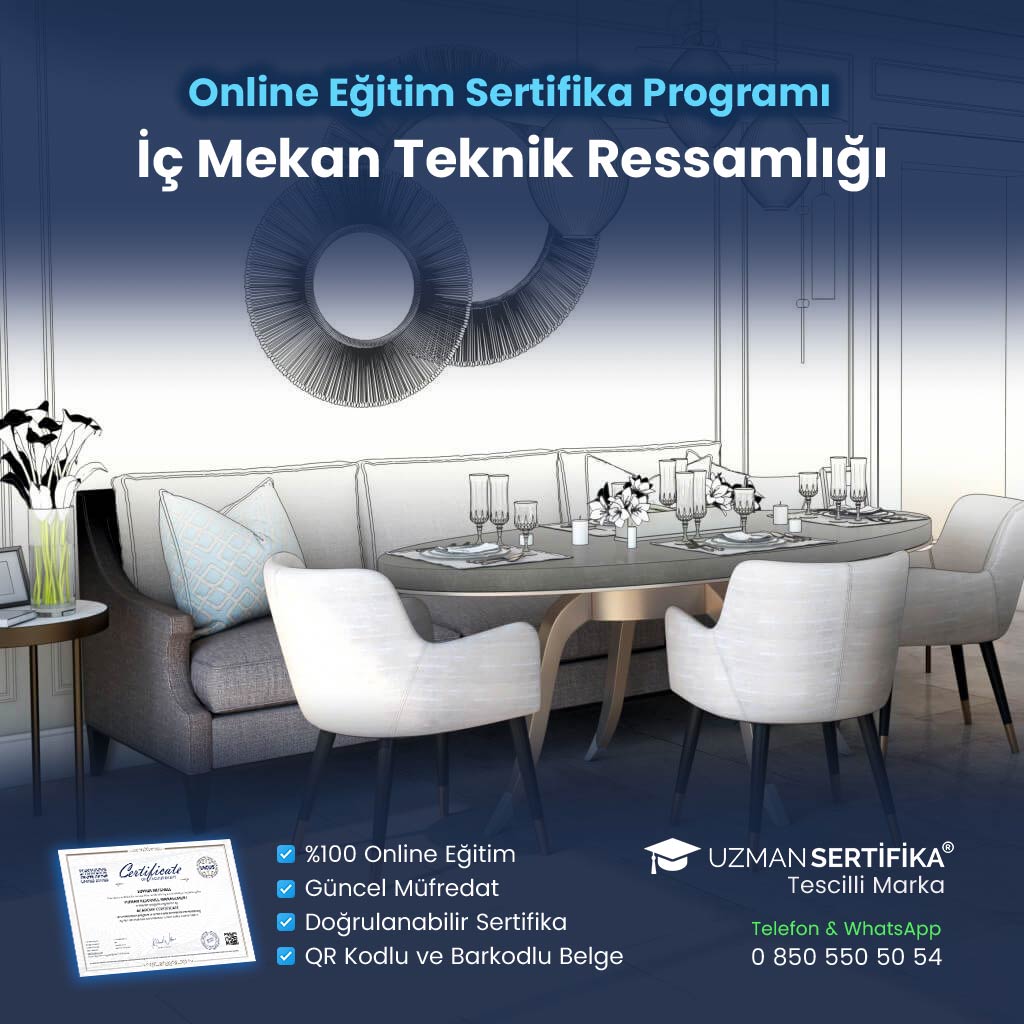 İç Mekan Teknik Ressamlığı Eğitimi Sertifika Programı