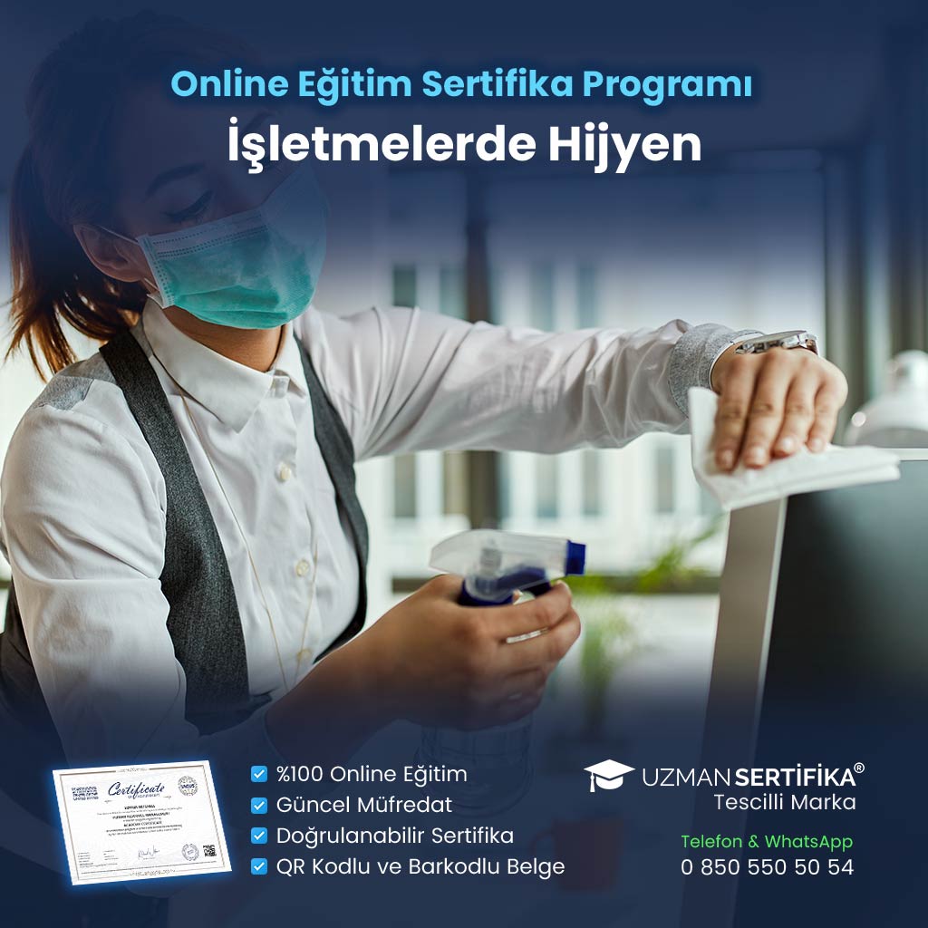İşletmelerde Hijyen Eğitimi Sertifika Programı