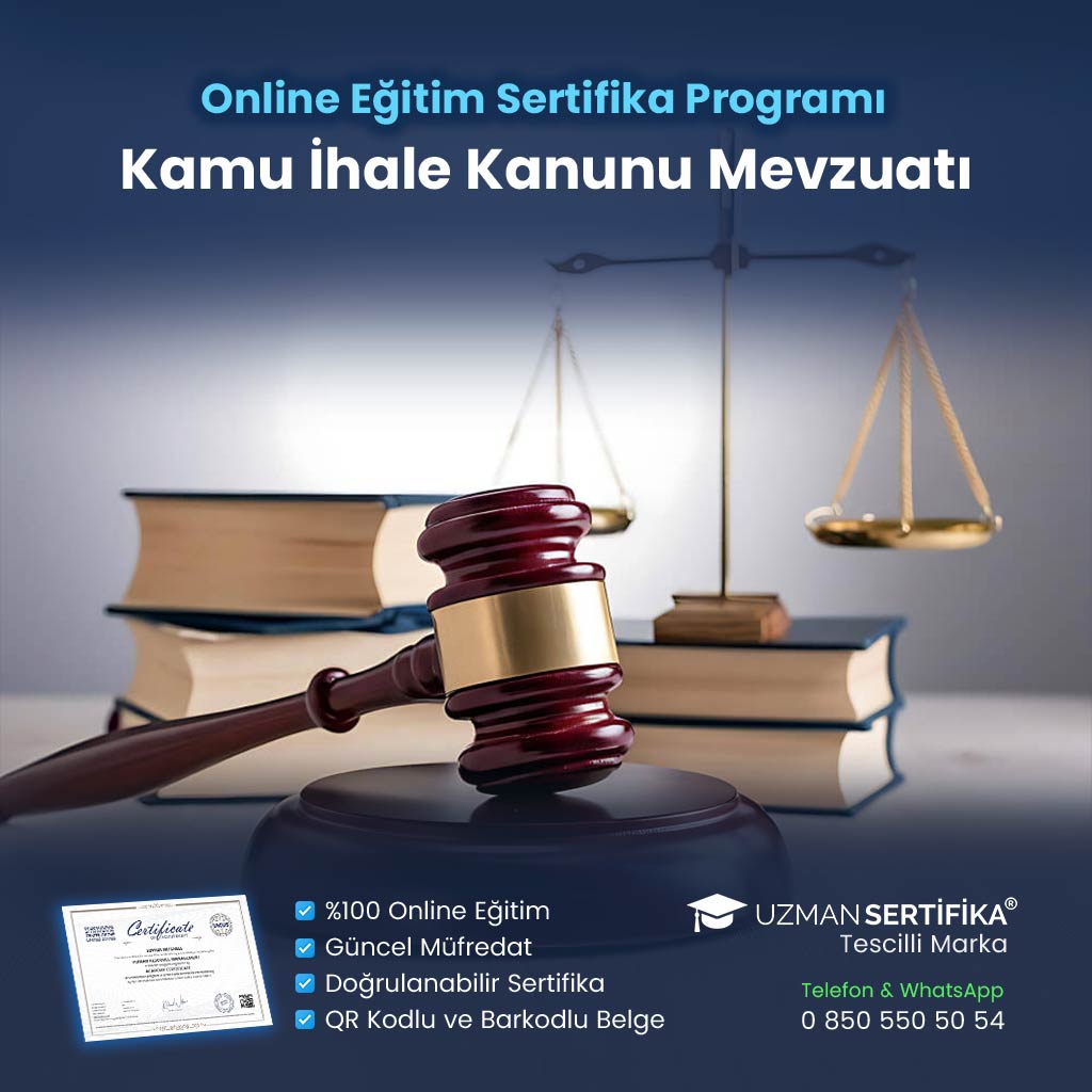 Kamu İhale Kanunu Mevzuatı Eğitimi Sertifika Programı