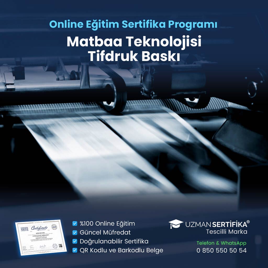 Matbaa Teknolojisi Tifdruk Baskı Eğitimi Sertifika Programı