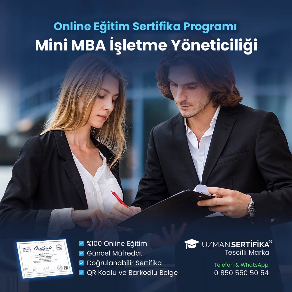 Mini MBA İşletme Yöneticiliği Eğitimi Sertifika Programı