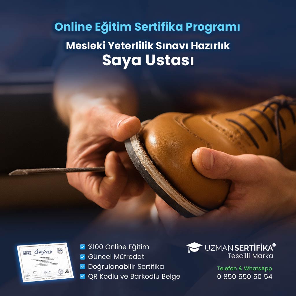 Saya Ustası Uygulayıcısı Eğitimi Sertifika Programı (MYK Belge Sınavı Hazırlık)