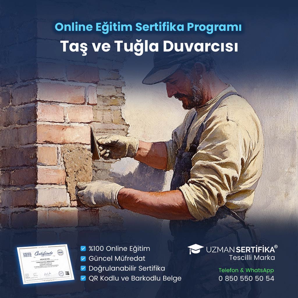 Taş ve Tuğla Duvarcısı Eğitimi Sertifika Programı